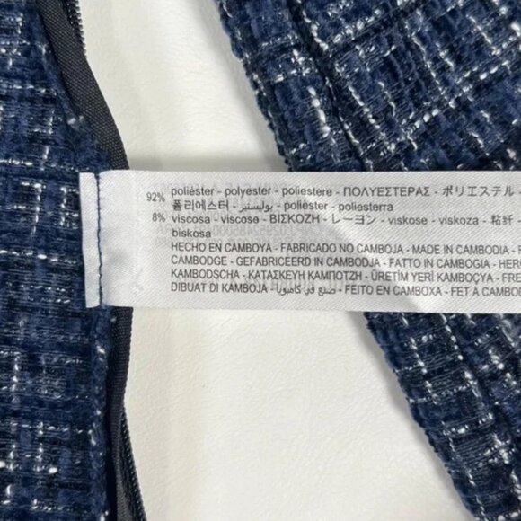 NWT ZARA Tweed Textured Off Shoulder Top Flare Sleeve 8741/257/030 Size SMALL - Picture 14 of 15